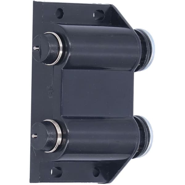 Magnetisk dørlås i rustfritt stål, magnetisk demper for skuff, 6 sett..DEBUNS