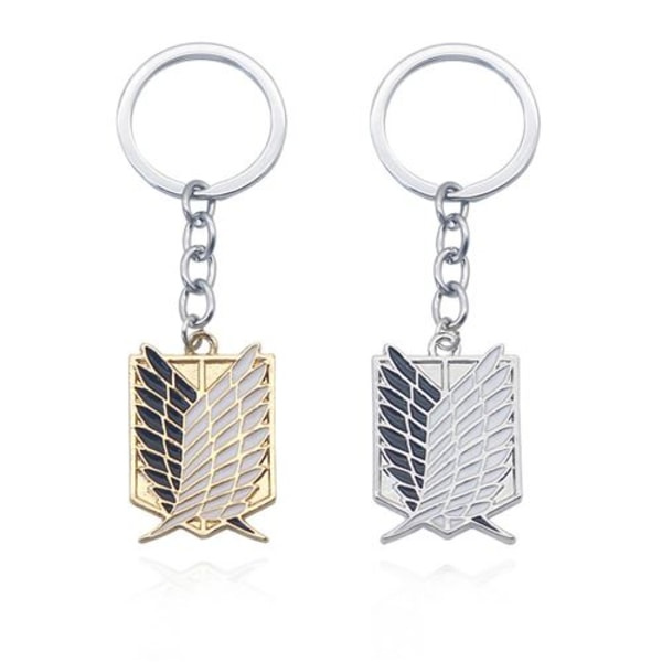 Set med 2 nyckelringar Animation Attack on Titan Wings of Freedom 9 IC