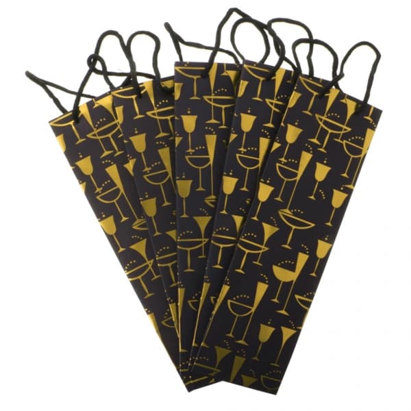 Elegante Papirvinsposer til Bryllupsceremoni Souvenirgaver Guld