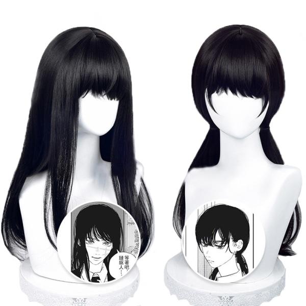 IC Anime Chainsaw Man Mitaka Asa Cosplay Paryk Asa Mitaka Lang Sort Black One Size