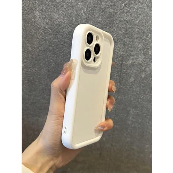 Minimalist Thick Anti-Drop White Phone Case Compatible With IPhone 17 Pro Max/17 Pro/17 Air/17/16 Pro Max White iPhone 16 White iPhone 16