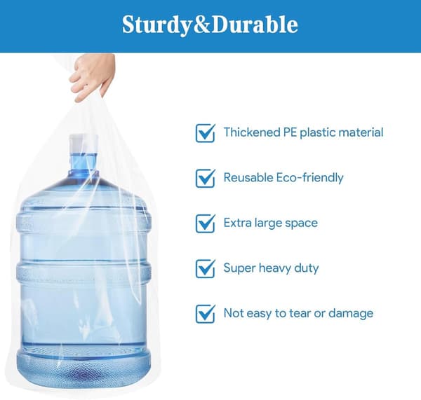 100 - 152 - cm - Transparenta - förvaringspåsar - plastskyddsöverdrag - 2 - stycken - Lämpliga - dammtäta - resväskor