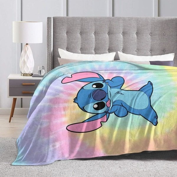 IC Piirretty peitto superpehmeä villa 127,7 cm x 101,6 cm sohva lämmin plyysipeitto kaikille vuodenaikoille