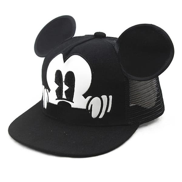 Barn Mickey Mouse Øre Tegneserie Baseball Kasket Drenge Piger Snapback Mesh Solhat