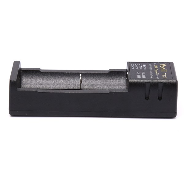 IC USB-C Smart batteriladdare Enstaka platser för 18650 21700 26650. 1st