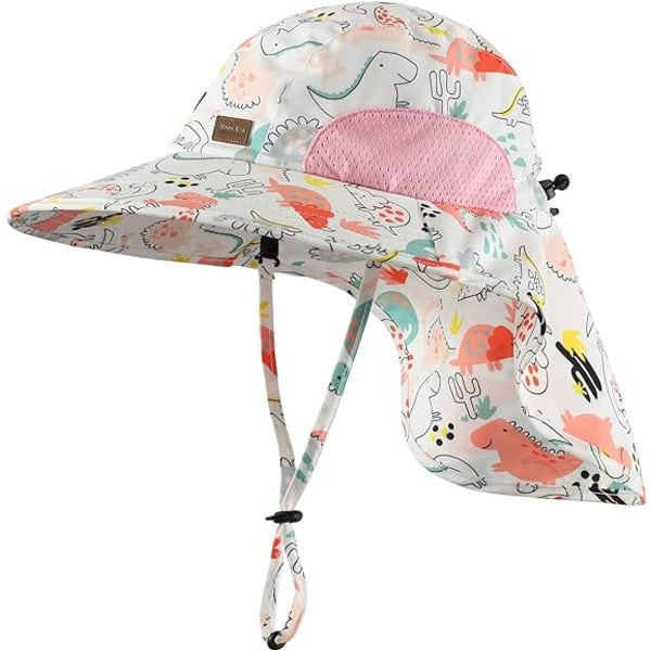 IC Baby Toddler Barn Solhatt Bred Brätte UPF50+ Fiskehatt med Klaffrem