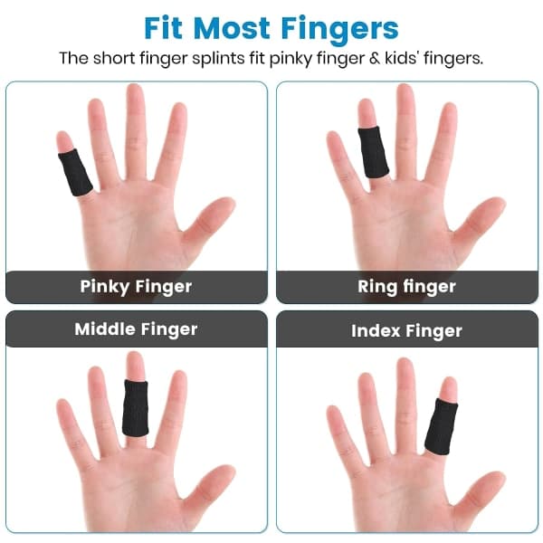 IC 10-pack Fingerkompressionsskydd, Fingerskydd