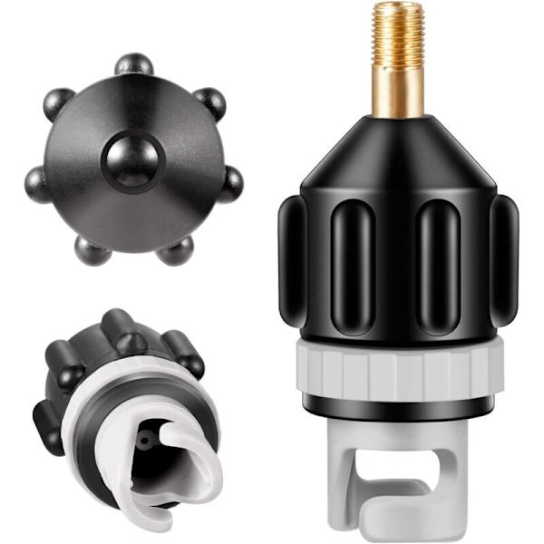 SUP Pumpe Adapter - Luftventil Adapter - SUP - Stand Up Paddle Board - Kompressor - Paddle Tilbehør - Oppustelig Båd - Stand Up Paddle Board