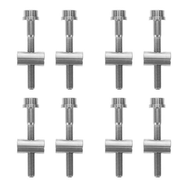 2 pcs Bicycle Seatpost Bolts - Titanium Screws for Stable Seatpost Clamp 4x 4x