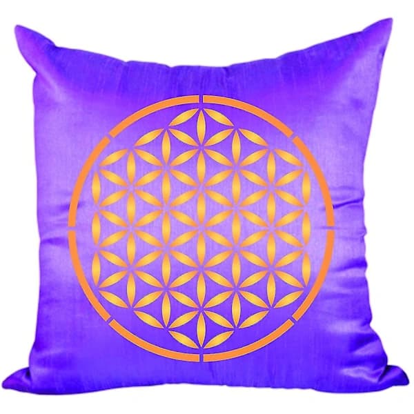 Livets Blomst Skabelon - 13 X 13cm (l) Genanvendelig Hellig Geometri Mandala Vægskabelon