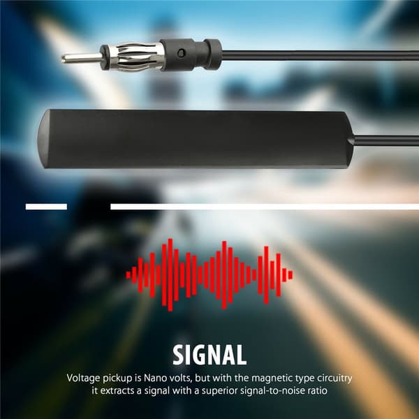 Bilradioantenn Dold Antenn Radio Stereo Stealth FM AM