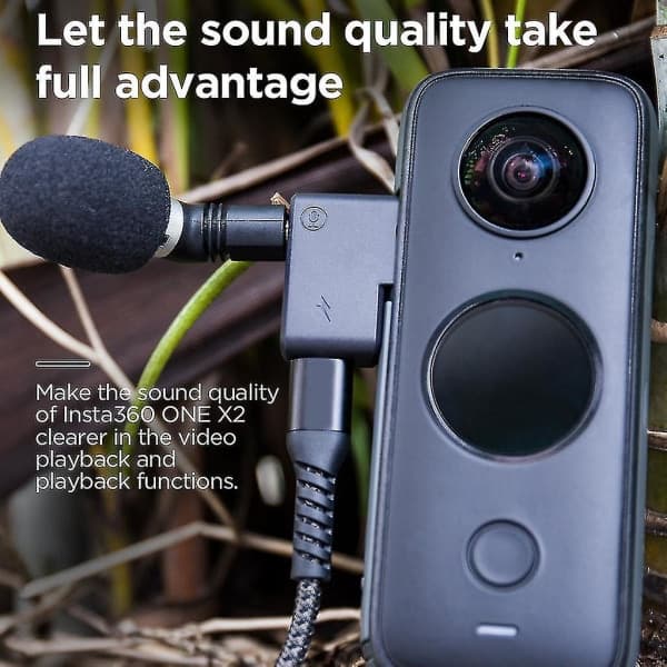 IC CNE Insta-360 One-x2:lle USB-C-portin siirto-mikrofoni