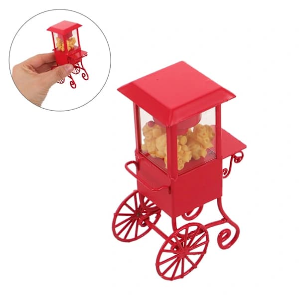 Gulvstående popcornmaskine til børn, legetøjsmadmodel 1x 1x