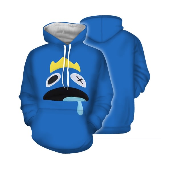 Regnbågsvänner 3D-tryckt hoodie F2 Tröja F2 5XL