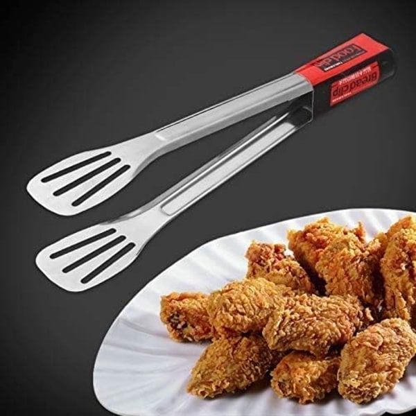 IC Inch BBQ Köksklämma Matlagning Rostfritt Stål Praktiskt Verktyg för Matlagning BBQ Buffé Ugnssallad