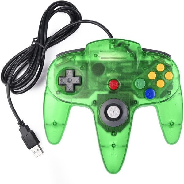 IC CNE Retro N64 Controller Joystick Gamepad, för Windows