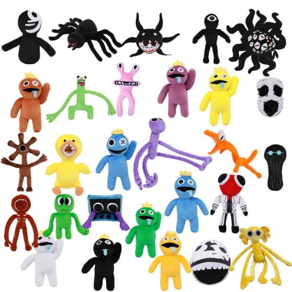 IC Rainbow Friends Tøjdyr Blå Monster Blødt Plys 30cm