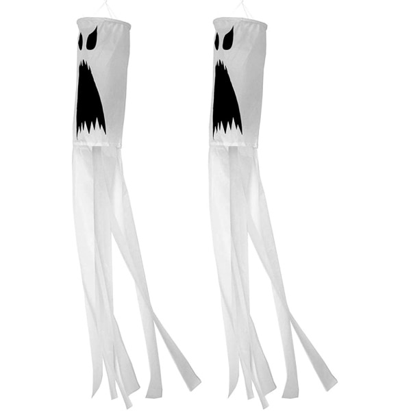 IG 2-pakkia haamulipuolilippuja, halloween-sukat ulkokäyttöön riippuva malli 2