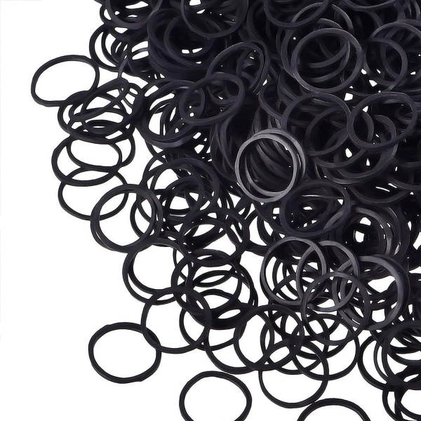 1000 stk Mini Gummibånd Bløde Elastiske Bånd til Børns Hår Fletninger Hår