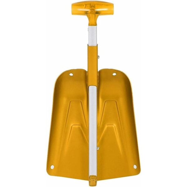 Snöskyffel, Bekvämt Handtag, Teleskopisk Snöskyffelförlängning, Fin Textur för Utomhusbruk (Guld)