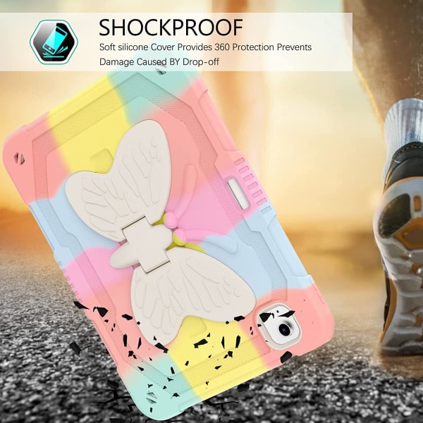 IC 2-lags Tablet Case Butterfly Stativ til iPad 9th 10.2