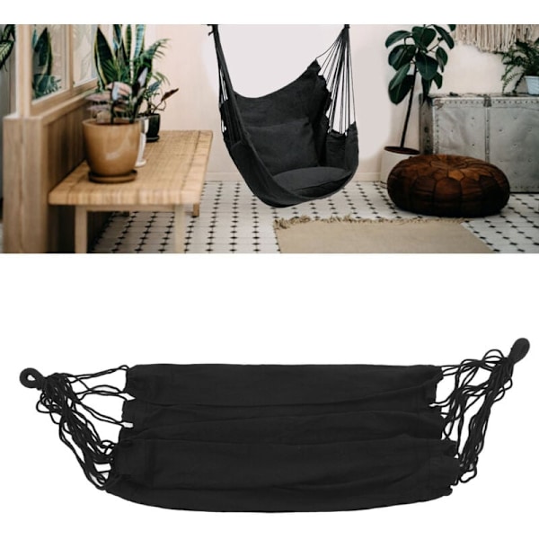 Riippumatto Tuoli Jopa 150 kg, Paksu, 100 x 130 cm, Riippumatto Tuoli, Riippuva Köysikeinu Ulkoiluun, DUBUNS