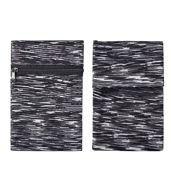 IC Multifunktionellt armband med dragkedja Ankel Wrap Sport handledsrem plånbok B