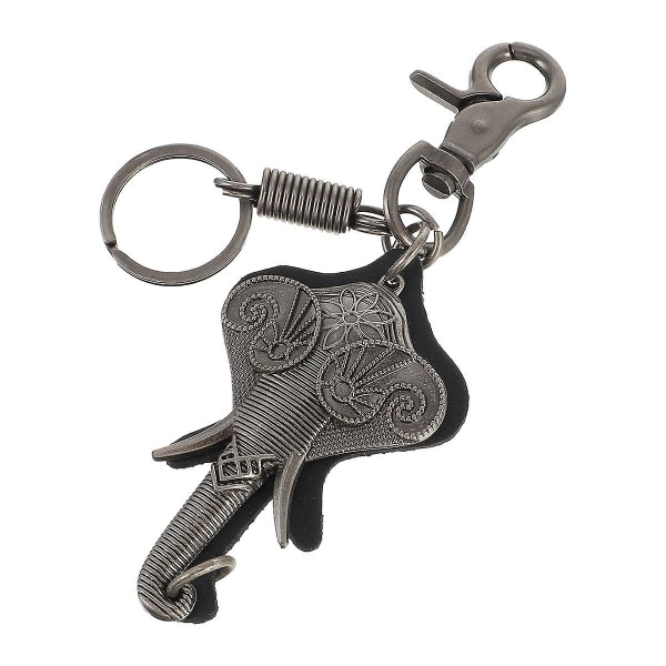 1. Fashionabla Retro Creative Slitstark Nyckelring Elephant Key Chain Nyckelring Nyckelhänge for arbeidsskola Daglig bruk IC