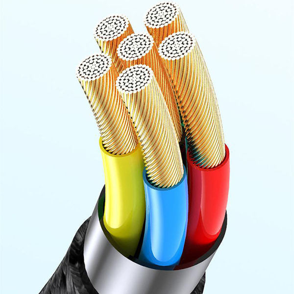 IC 4 i 1 USB-datakabel Smart laddning Snabbladdningskabel 6A 66W