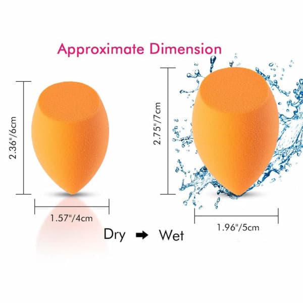 IC 2-pack orange svampar set med revolutionerande skum