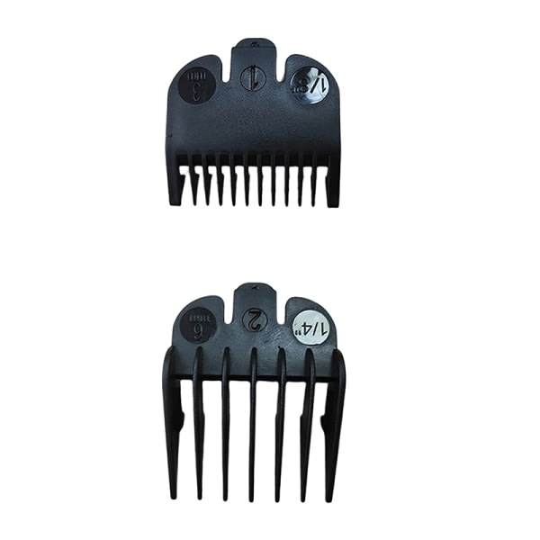 IC 8st Bilaga Hårklippare Guide Limit Comb 8in1 Blades Trimm Black ONESIZE