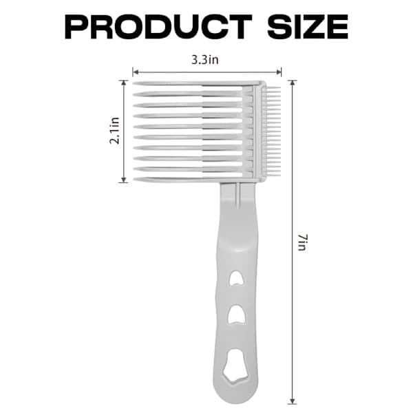 2-pack Blend Friend Fade Comb Barber Haircut Tool for Men Professional Styling