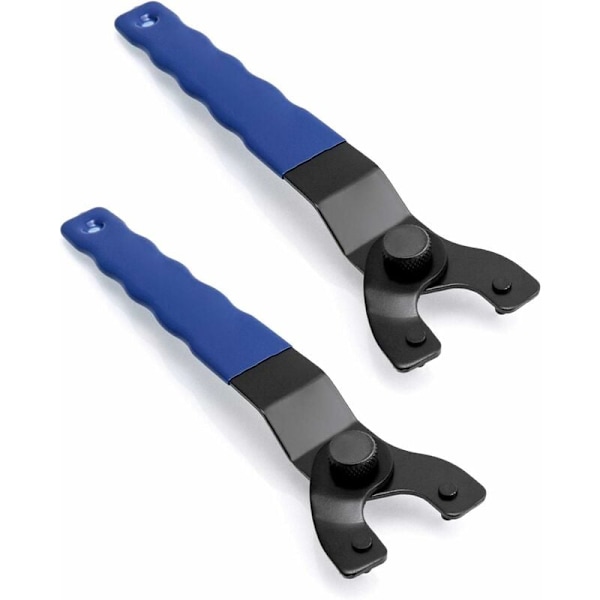 Universell Vinkelsliper Nøkkel 10-46mm, for Slipere Erstatt Disker, Justerbar Pinnede Nøkkel for Vinkelslipere