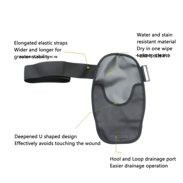 Cover Vattentätt justerbart bärbart Universal Stretchy Cover for stomi Urostomi Ileostomipåse