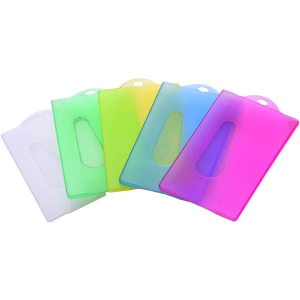 IC 20 stk Plastkortholder Hylsholder for ID-kort Kreditkort Busskort Studentkort med Ansatt Ansatt Badge
