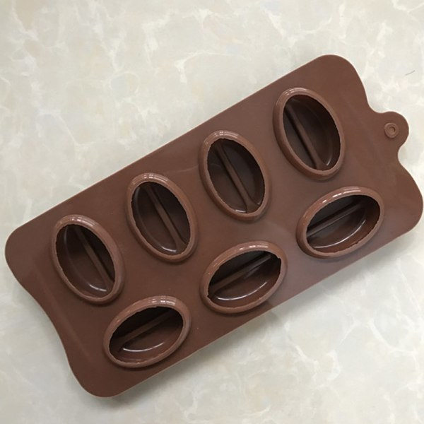 IC 7 Kaffebönor Silikon Form fyllig bakningstårta