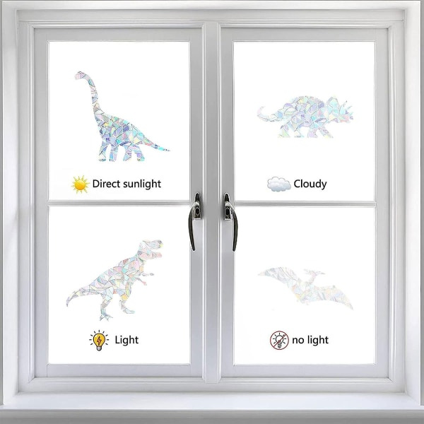 IC 2 sarjaa Sun Catcher Rainbow prisma -elektrostaattisia tarroja