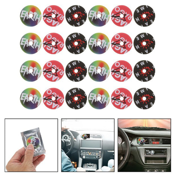 IC 24 st Aromaterapi-tabletter Record Air Freshener Bilspridare