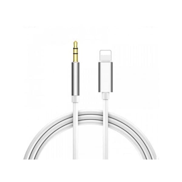 Bil Aux-ljudkabel iPhone 1m Adapter Lightning-kontakt