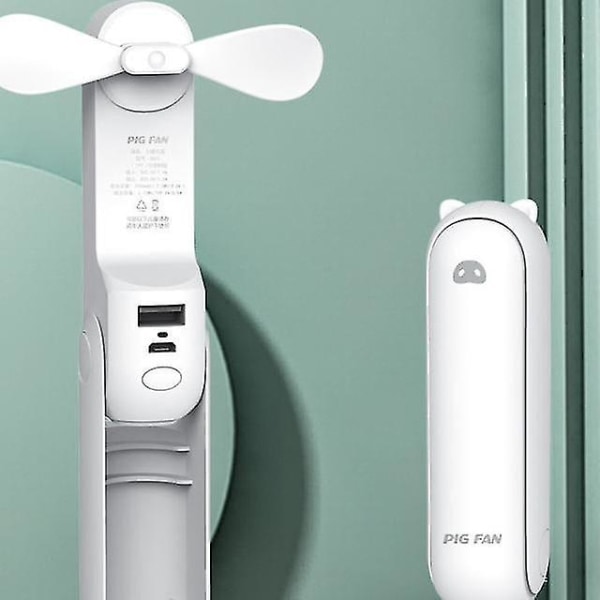 IC Mini Bärbar Fläkt Varaktig Tyst Vikbar USB Laddningsbar