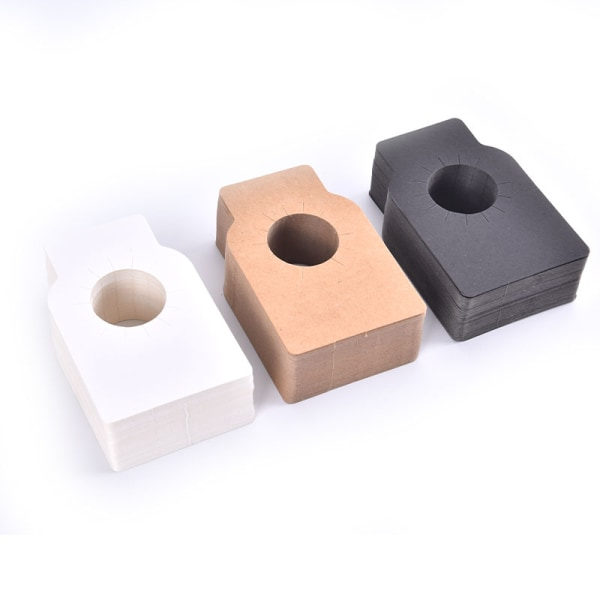 IC 50 st vinflasketiketter för vinställ och källare Blank Dual Brown