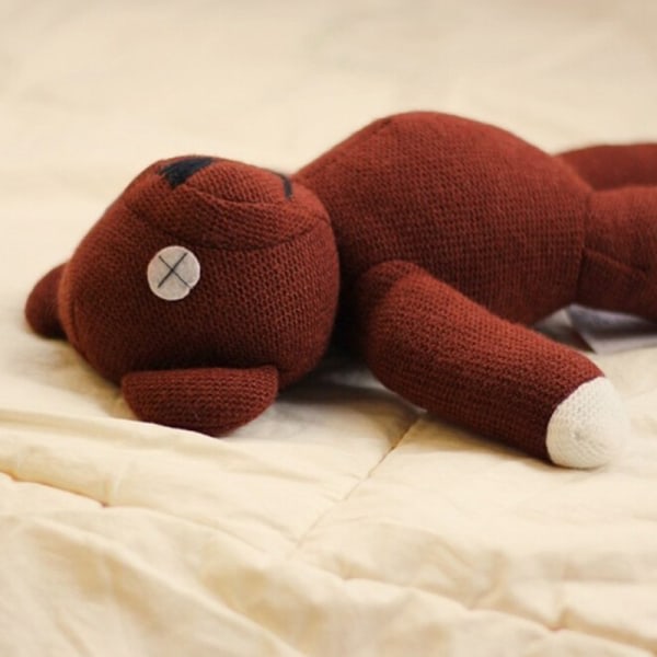 IC 23 cm Mr Bean Bamse Dyr Stoppet Plysjlegetøj Blød Figur Gør Y 23cm