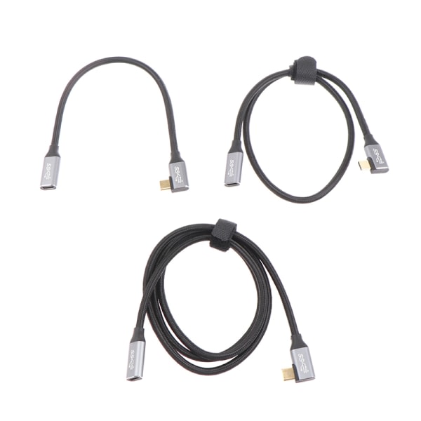 IC 100W Gen2 Type-C USB 3.1 naar USB-C Man Verlengkabel Data 0.25M