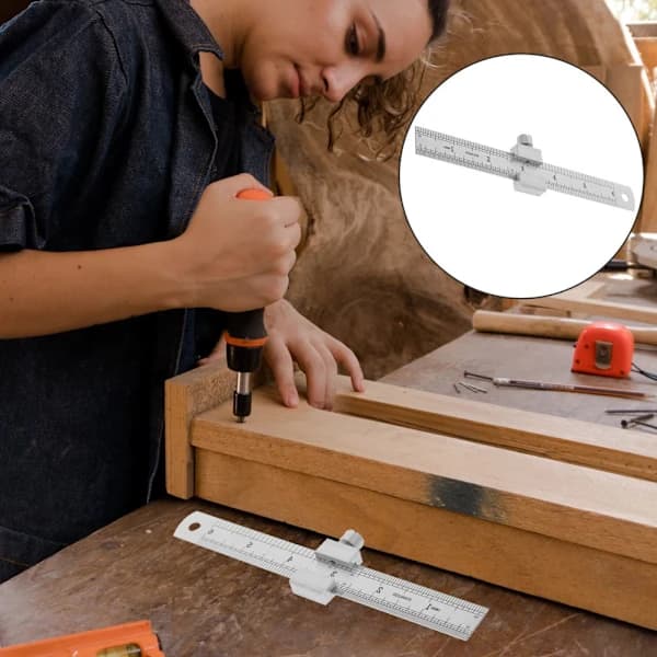 Machine Ruler Metal Straight Edge Measuring Tool Drawing 3x 3x