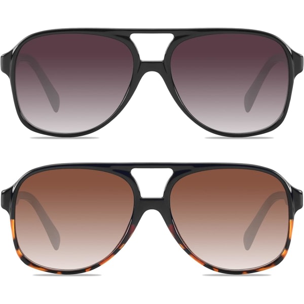 IC Klassinen Vintage Aviator-aurinkolasit naisille ja miehille, suuret kehykset, retro 70-luvun aurinkolasit