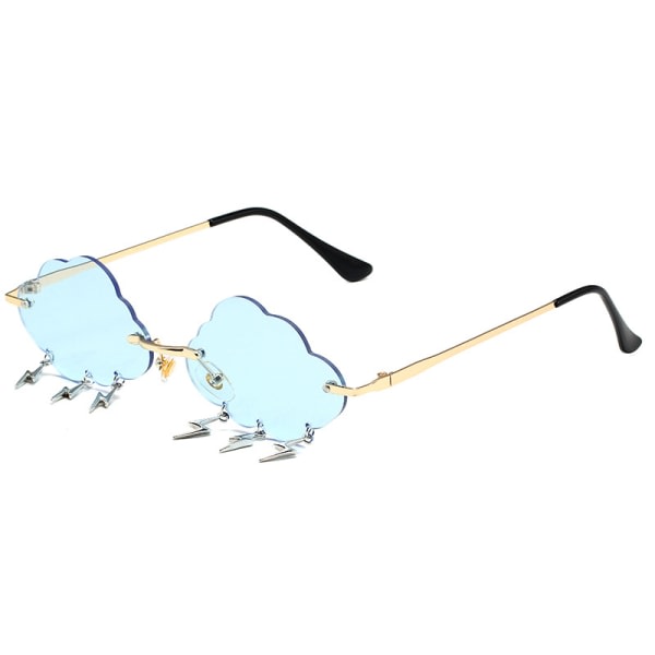 IC Cloud Lightning Solglasögon med oregelbunden form - Båglösa glasögon 12#