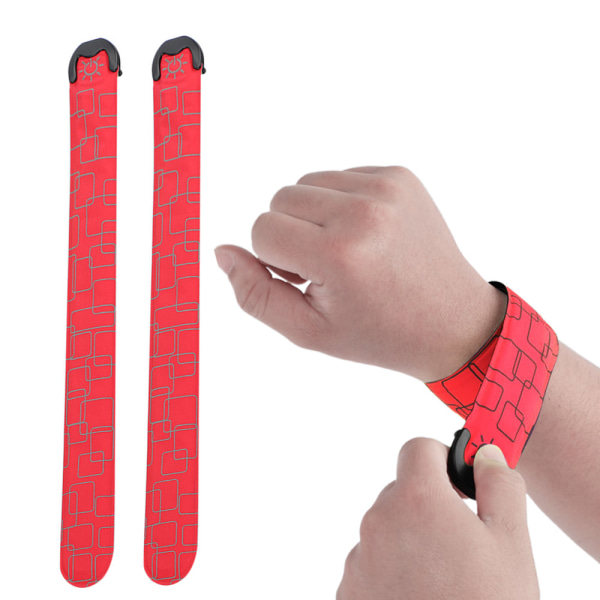 IG LED-ranneke juoksuun (2-pakk), USB-ladattava heijastava punainen