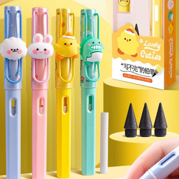 IC e Infinity Pencil Stationery Lapiz Infinito Teknologi Målning grön