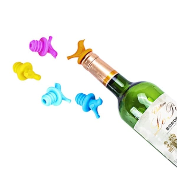 IC Bird Silikon Vinpropper, Ølpropper, Rødvinspropper (Tilfeldig farge)