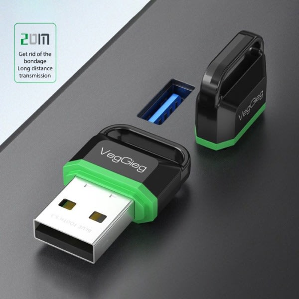IC USB Bluetooth 5.3-adapter Bluetooth dongle-adapter til ledning